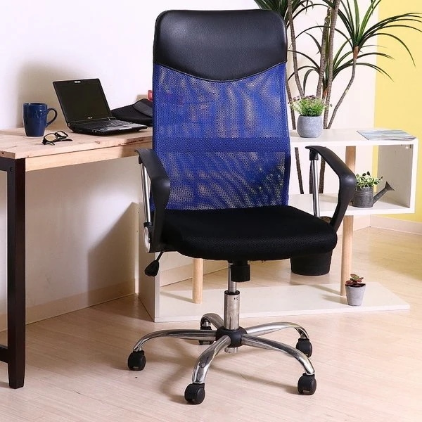 デスクチェア オフィス ハイバック メッシュ 肘置き キャスター 昇降 ロッキング ワーク パソコン
