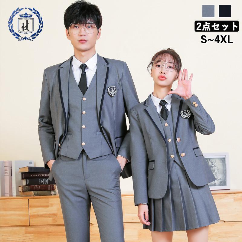 卒業式 スーツ 韓国 制服 レディース メンズ 長袖 ブレザー フォーマル スーツ入学式 スクール 中学生 高校生 学生服 お受験 発表会 ジャケット スカート 子供新製品登場 5,314円