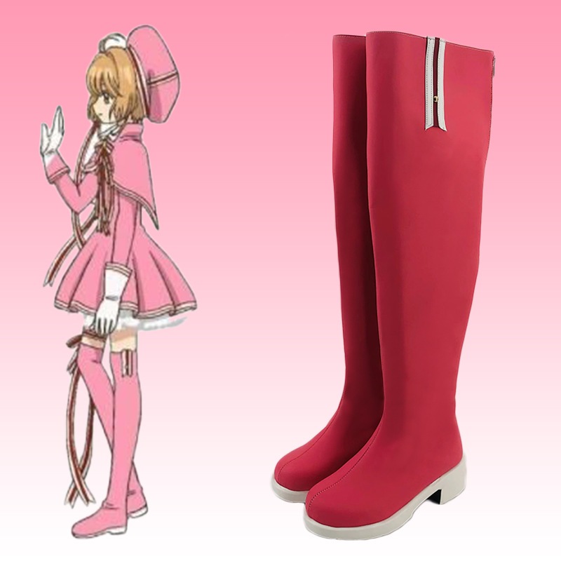 カードキャプターさくらクリアカード編さくらCOS靴コスプレ靴コミケ二次元演出
