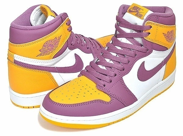 エアジョーダン 1 レトロ ハイ 555088-706 AIRJORDAN 1 HIGH OG university gold/light bordeaux BROTHERHOOD