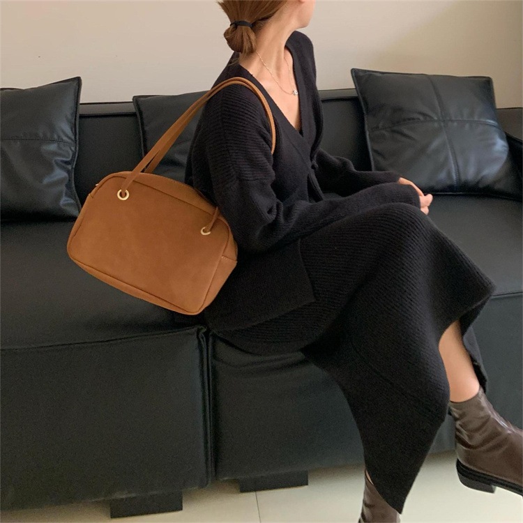 韓国ファッション 中国式 レトロ エレガント ニットトップス セーター 2点セット スリム 上着 優しさ 秋 タイトスカート