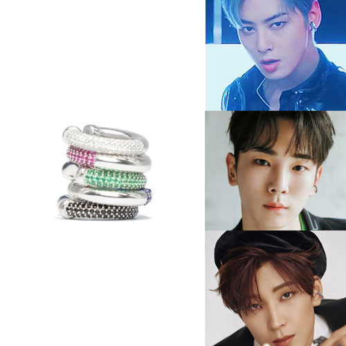 [APHROSE] Halfplate Two-Way Earcuff Seventeen着用