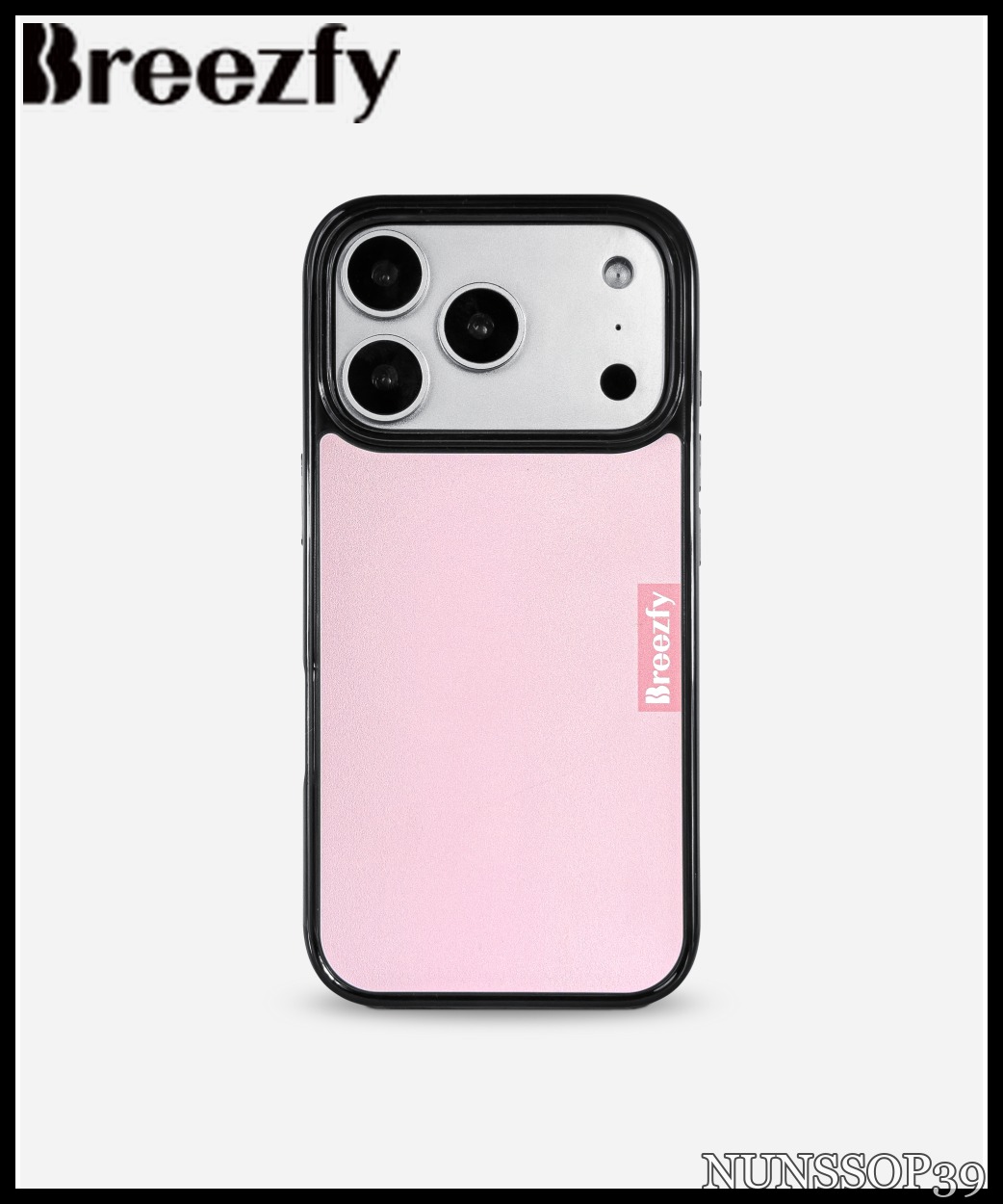 Breezfy DUSTY PINK - Matte Texture - MagSafe - Graphite Fr