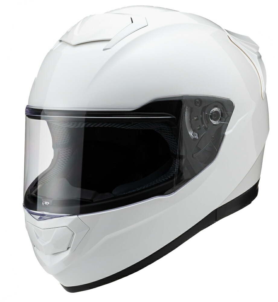 山城(yamashiro) バイク用 ヘルメット フルフェイス 全排気量対応 YH-002 パールホワイト XLサイズ YH002P.WH/XL