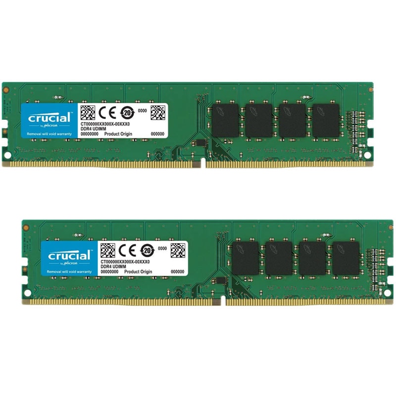 デスクトップPC用メモリ DDR4 32GB(16GBx2枚 )DDR4-2666U DIMMCT16G4DFRA266 海外パッケージ 永久保証 9,640円