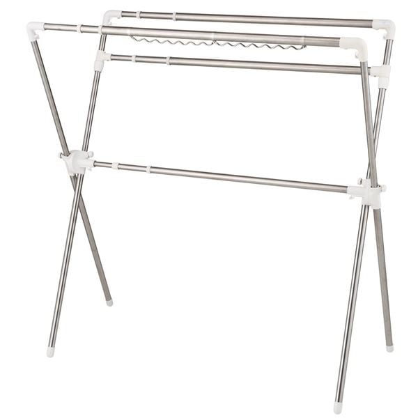 組立式伸縮 布団干し/物干し X型 108241奥行57高さ87125cm ステンレス PORISH 天馬 寝具 洗濯物