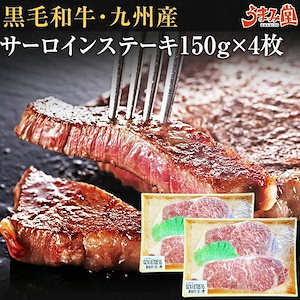 黒毛和牛 サーロインステーキ 九州産 600g(150g4枚) 国産 プレゼント ギフト [産直]