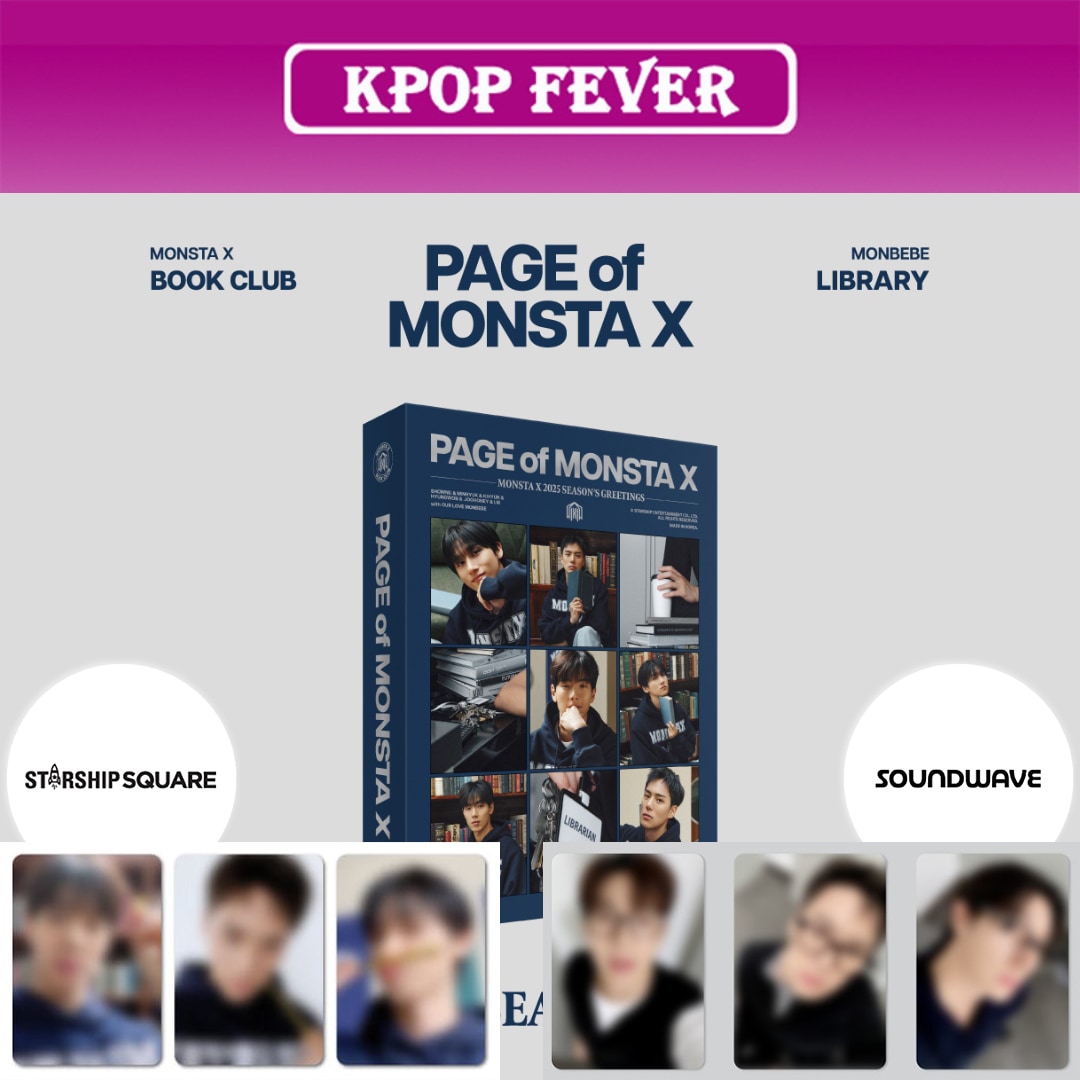 MONSTA X 2025 SEASONS GREETINGS シーグリ [PAGE of MONSTA X] [online特典]