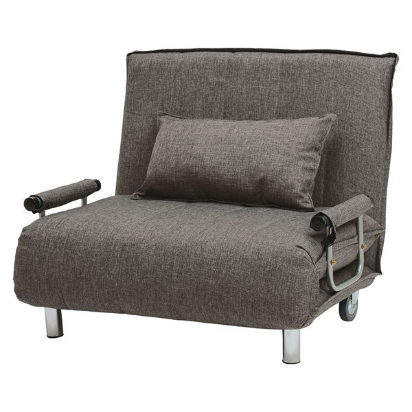 グラーテCGY ソファベッド グレー 組立式 メーカー直送