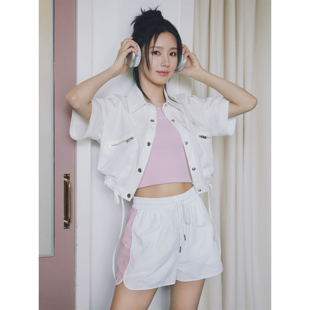 CITYBREEZE配色バンディングショーツPINK