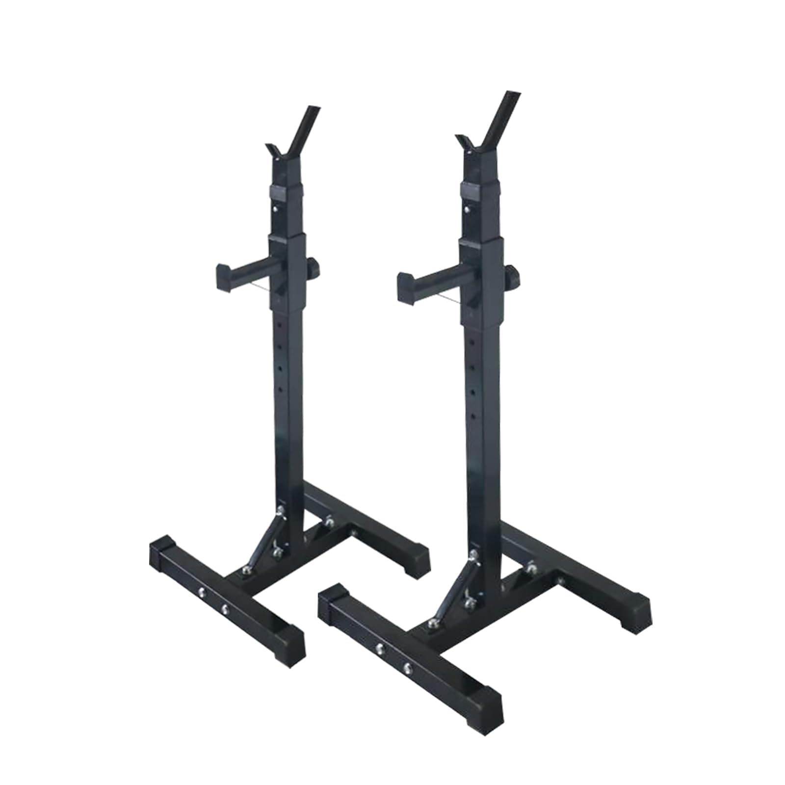 バーベルスタンド バーベルラック バーベル置き スクワット 10段階調整 筋トレウェイトトレーニング AS-de083