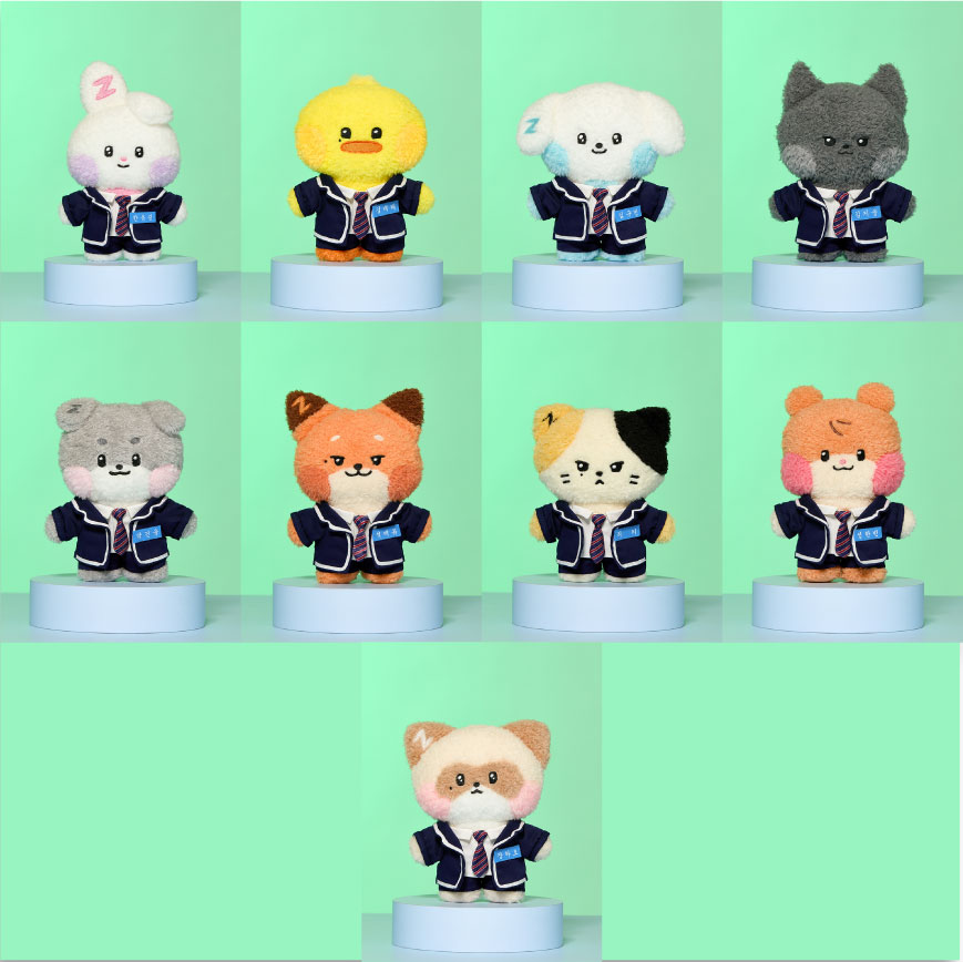 ZEROBASEONE - zeroni♡ゼベワン♡ハニニ制服 ZEROBASEONE zeroni PRE-ORDER COSTUME PLUSH & SCHOOL UNIFORM