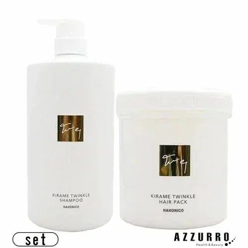 ハ ホニコ キラメトゥインクル シャンプー 1000ml ヘアパック 500g 合計2点セット【宅急便対応】【翌日着対応】