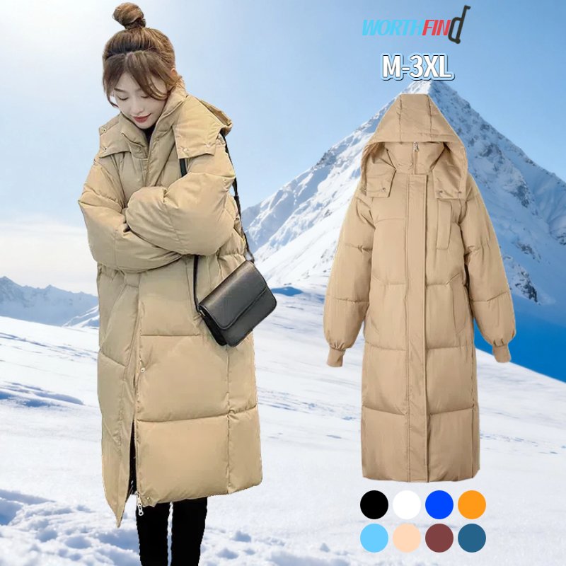 ベンチコート 膝丈 レディース フード付き ロングコート 中綿ジャケット 抜け感 中綿コート ダウンジャケット ダウンコート 防寒 防風 厚い 厚手 冬 ハイネック ボリューム 着痩せ 大きいサイズ