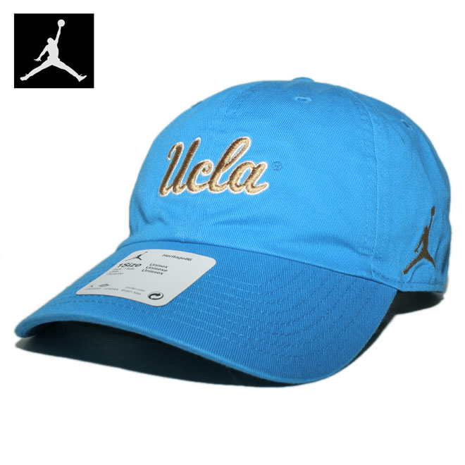ジョーダンストラップバックキャップ 帽子 メンズ レディース UCLA ブルーインズ フリーサイズ