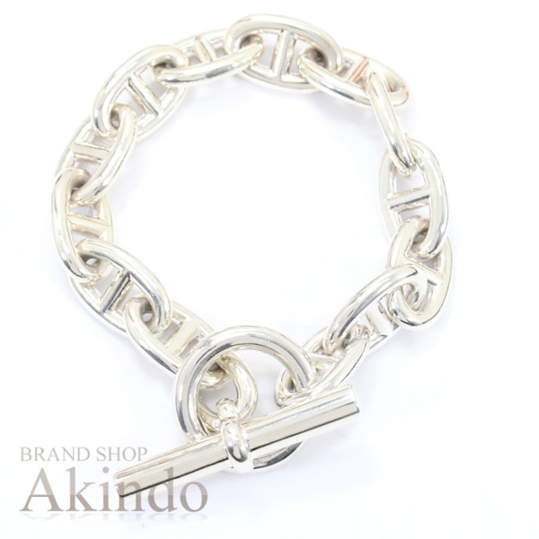 エルメス ブレスレット シェーヌダンクル TGM チェーンブレス 13コマ シルバー925 SV925 HERMES 13Links silver メンズ レディース エルメス アクセサリー ジュエリ