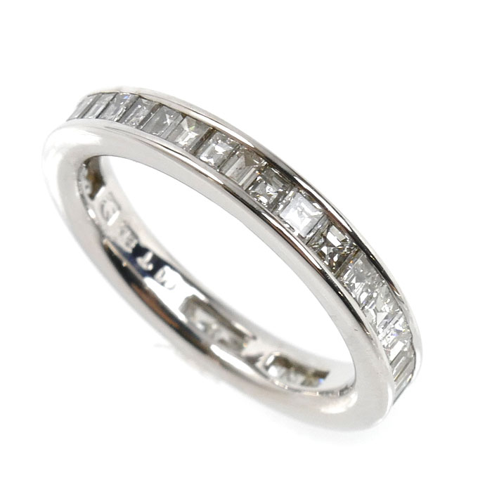 SEIKO JEWELRY K18WG ホワイトゴールド リング・指輪 ダイヤモンド1.00ct 9号 3.6g レディース 中古 美品