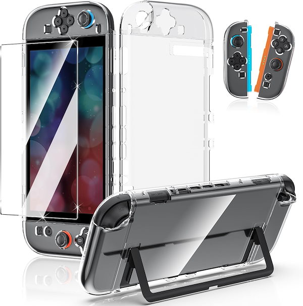 ボム兵NintendoSwitchグレー　(ガラスフィルム付) ボム兵NintendoSwitchグレー (ガラスフィルム付) ボム兵NintendoSwitch