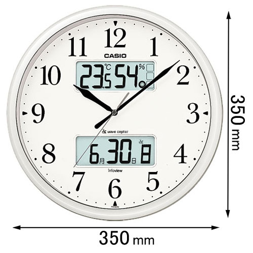 カシオ 電波掛け時計 ITM-660NJ-8JF