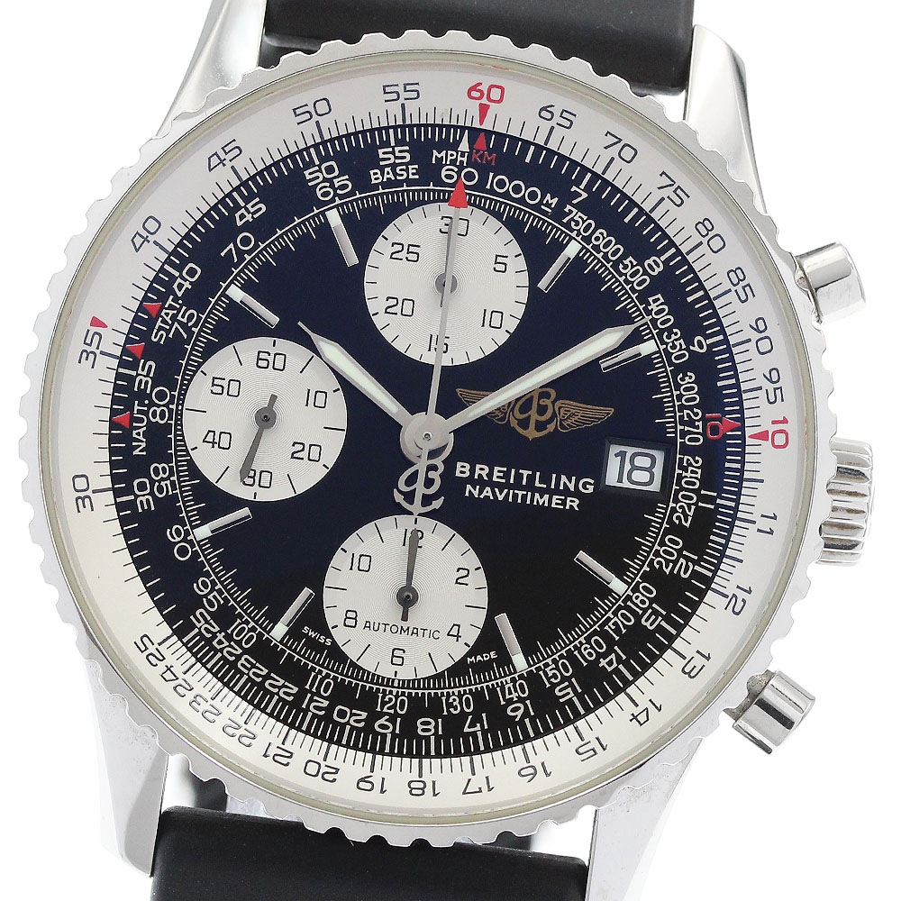 ブライトリング BREITLING A13322 ナビタイマー デイト クロノグラフ 自動巻き メンズ 良品 _923576【中古】