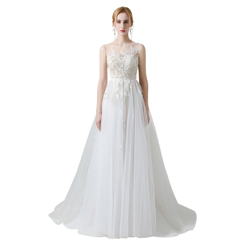 ウェディングドレス レディース 二次会 花嫁ドレス 結婚式 パーティードレス マーメイドライン レトロ オフショルダー 　ライドウェディング(M-0032) 29,600円