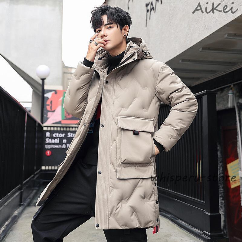 ダウンジャケット メンズ ロング 防寒着 メンズ ダウン アウター メンズ コート メンズ アウター 冬 暖かい キルティング おしゃれ