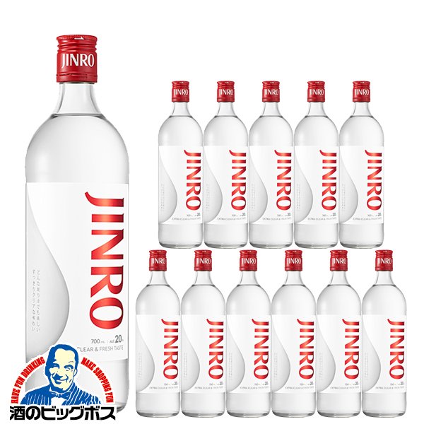 甲類焼酎 眞露 ジンロ 20度 700ml1ケース/12本(012)『FSH』