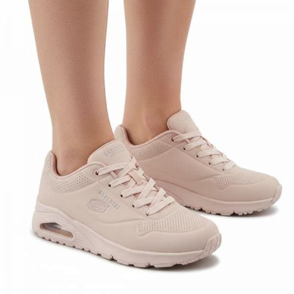 女性ムーノスニーカー ピンク-JD