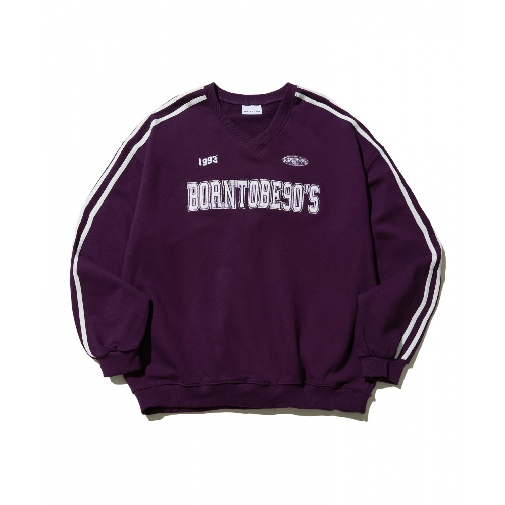 1993年のスタジオ 90年代トラックスウェットシャツ_パープル