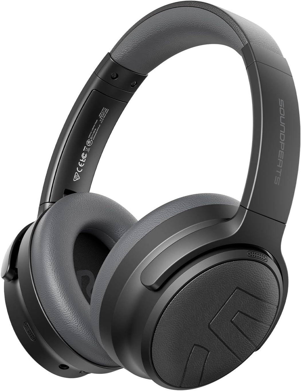 SOUNDPEATS Space Pro ワイヤレスヘッドホン LDAC/ハイレゾ対応 (ワイヤレス/有線) / アクティブノイズキャンセリング 最大47dB/ 40mm