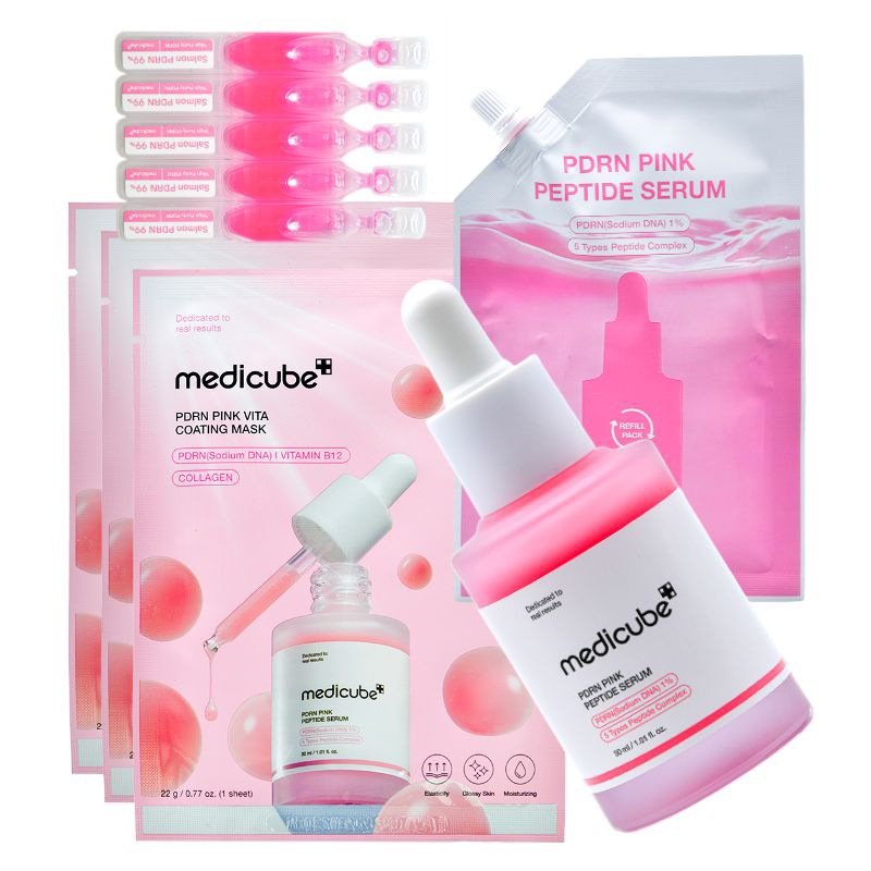 PDRN 集中リペア・フルルーティンセット （セラム30ml＋リフィル50ml＋マスク3枚＋1dayセラム5本）