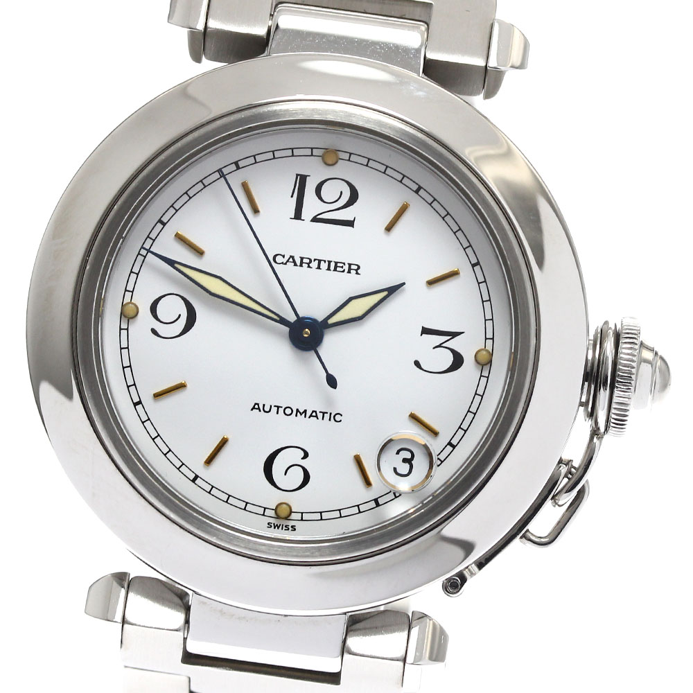 カルティエ CARTIER W31015M7 パシャC デイト 自動巻き ボーイズ 良品 _878898【中古】