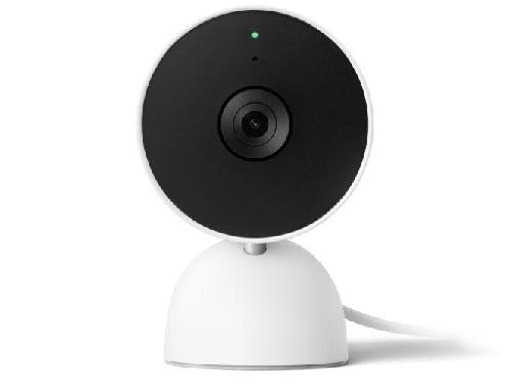 Google Nest Cam GA01998-JP [Snow] 屋内用/電源アダプター式防犯カメラ