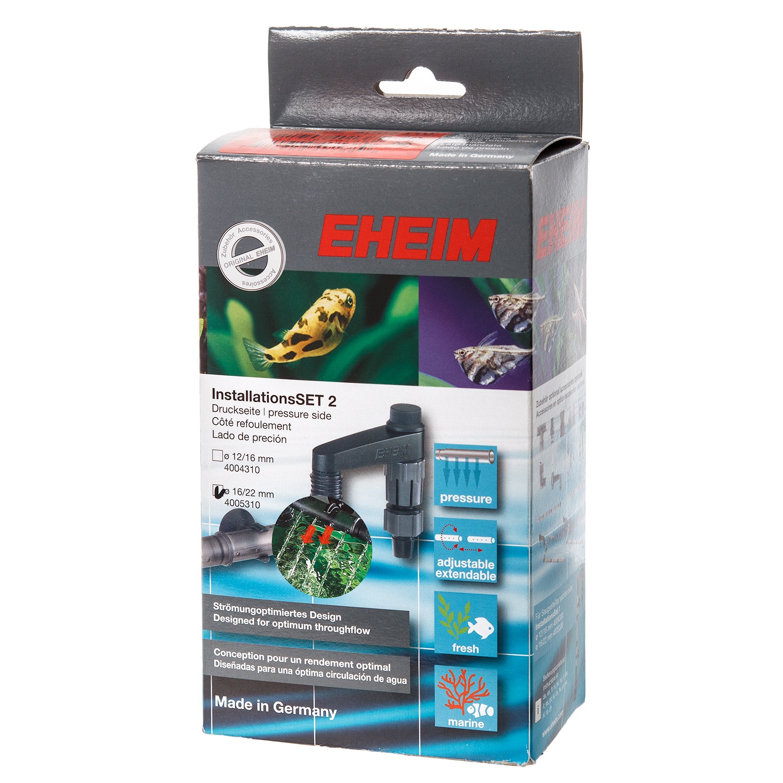 エーハイム　インスタレーションセット　２　排水　（直径１６／２２）５３１０　ＣＲＣ10―03―10―01―91