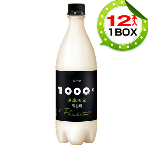 超ポイントアップ祭 1000億プリバイオマッコリ(1BOX=750mlx12本 PET) 韓国酒 韓国マッコリ マッコリ 超ポイントアップ祭 1000億プリバイオマッコリ(1BOX=750mlx12本 PET) 韓国酒 韓国マッコリ マッコリ
