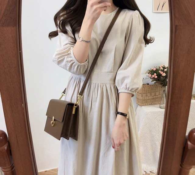 【2025新作入荷】ワンピース レディース 大きいサイズ XL ピンク ホワイト ミモレ 丈 Aライン 春 大人 上品 エレガント きれいめ かわいい シン