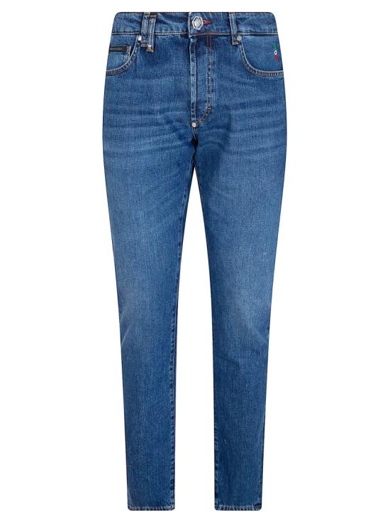 PHILIPP PLEIN Men Denims MDT4353PDE004N14AB Blue
