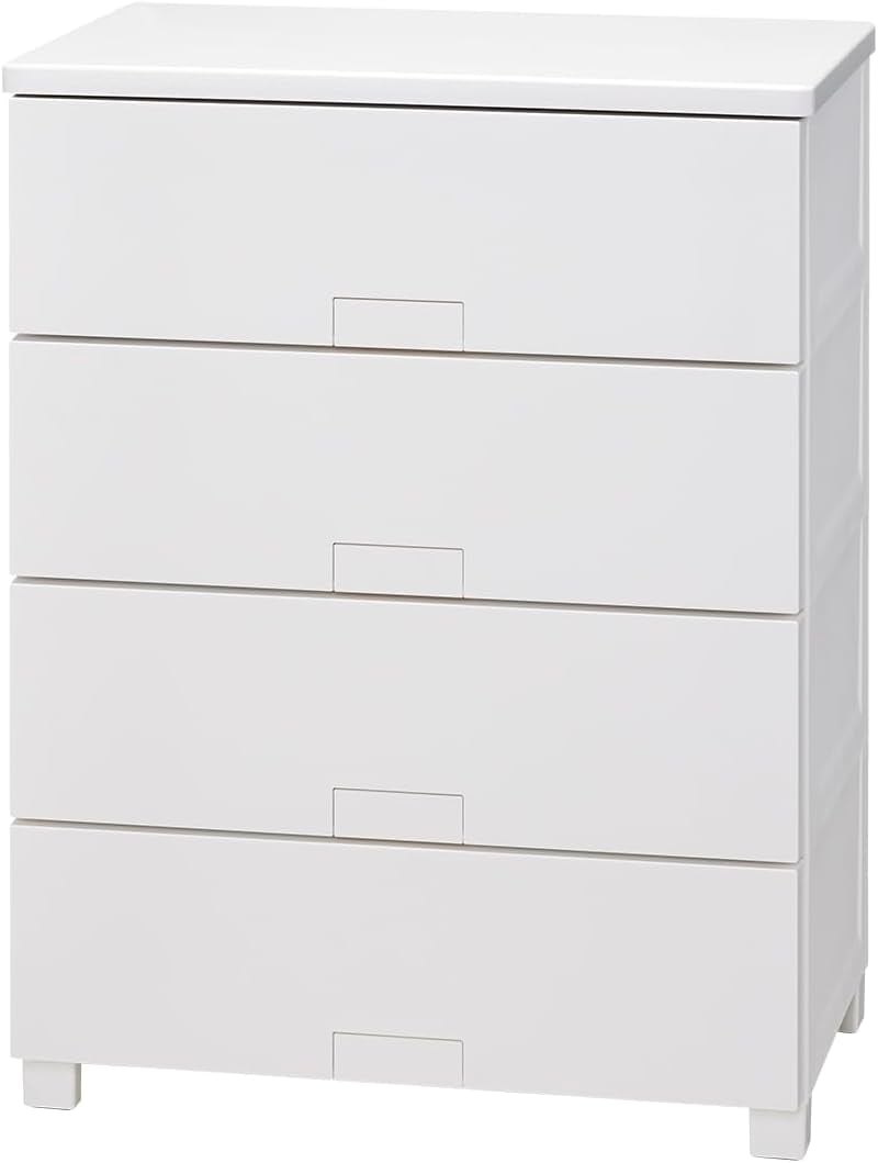 天馬 チェスト 完成品 フィッツチェスト フルフラット タンス 幅65×奥行41×高さ85cm 特許取得済み 収納ケース 衣装ケース 日本製 再生材配合 サステナブル【色 ホワイト】【型番 6504】