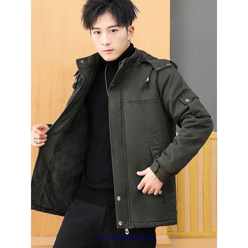 モッズコート メンズ ミリタリージャケット ジャケット N-3B 裏起毛 ポアジャケット ブルゾン アウター あったか 秋冬