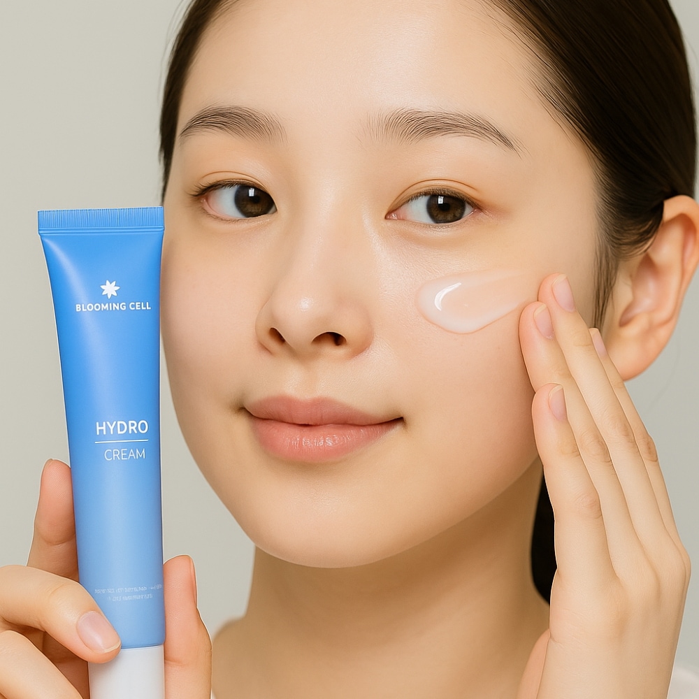 ブルーミングセル 速乾 脂性肌向け さっぱりとした夏季用 オイルフリーな保湿クリーム dermatologiquement testé