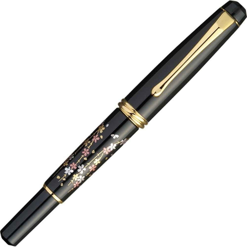 呉竹 くれ竹万年毛筆 夢銀河 蒔絵物語 枝垂桜 DAY140-32