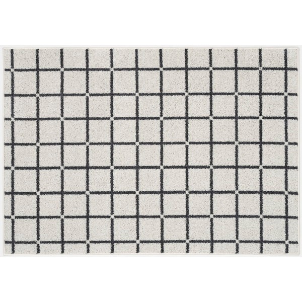 スミノエ 13476203 130×185cm WH 洗える ラグ オセロ 130×185cm ホワイト メーカー直送