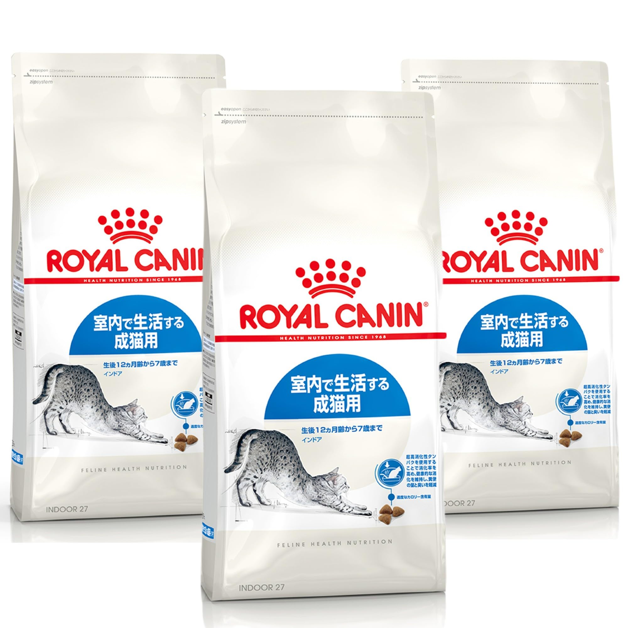 ロイヤルカナン インドア 室内で生活する成猫用 400g×3袋 オリジナルおしぼり付き