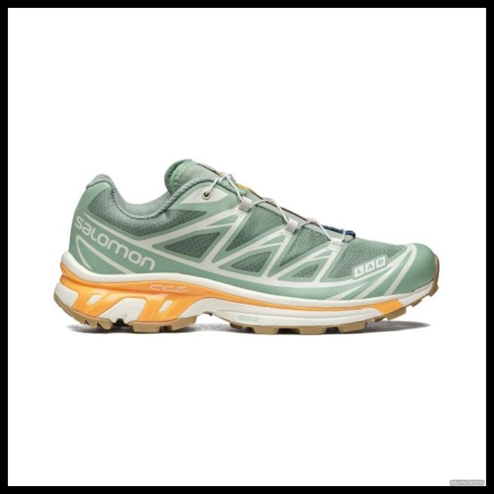 Salomon XT6 Granite Green Aqua Blazing Orange L47148100