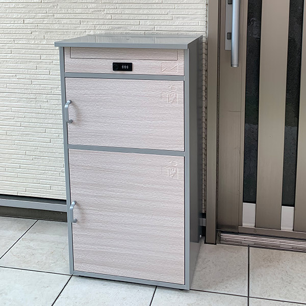 期間限定キャンペーン 郵便ポスト 宅配ボックス 一戸建て用 3段 木目 ミドル リシム 宅配BOX 戸建 屋外 ポスト 荷物受け メール便 宅配便 スタンドポスト ポスト一体型 大型 対応