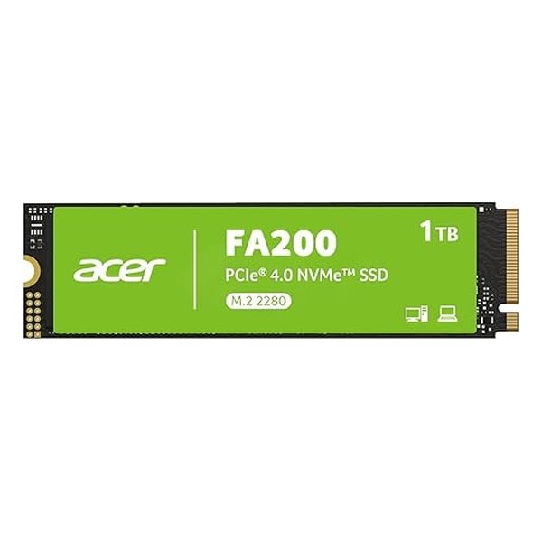 エイサー Acer M.2 SSD 1TB FA200 NVMe1.4 2280 PCIe Gen4×4 最大読み込み：7200MB/s FA200-1TB