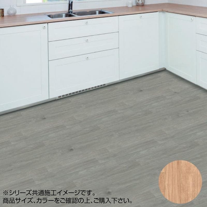 富双合成 クッションフロア スタイルフロア 約91cm幅x20m巻き Y544-S オーク