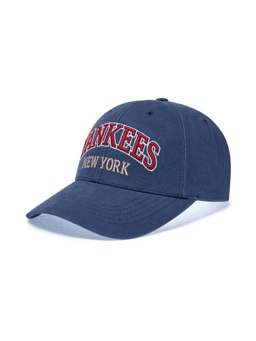 【MLB】 HIP STREET LETTERING STRUCTURED BALL CAP NY NAVY キャップ 正規品
