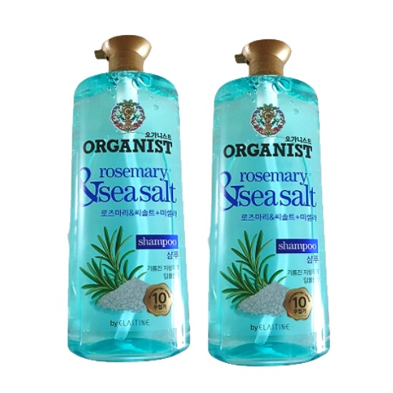 [1+1]オーガニックシャンプー1100ml (ローズマリー&シーソルト)