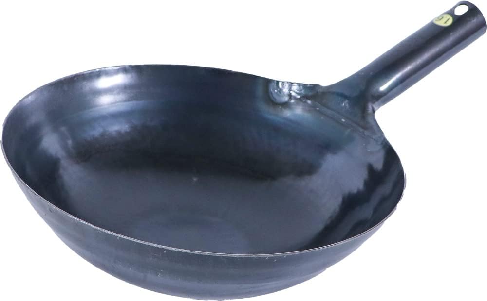 山田工業所 中華鍋 鉄製 27cm 板厚1.6mm 日本製 片手 中華 業務用 山田中華鍋 001041